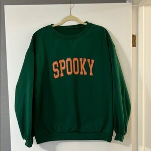 Forest Green 'Spooky' Sweatshirt